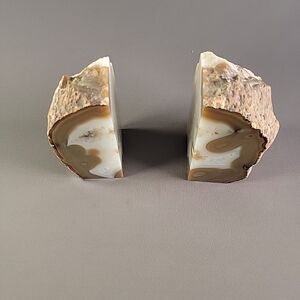 Agate Stone Bookends